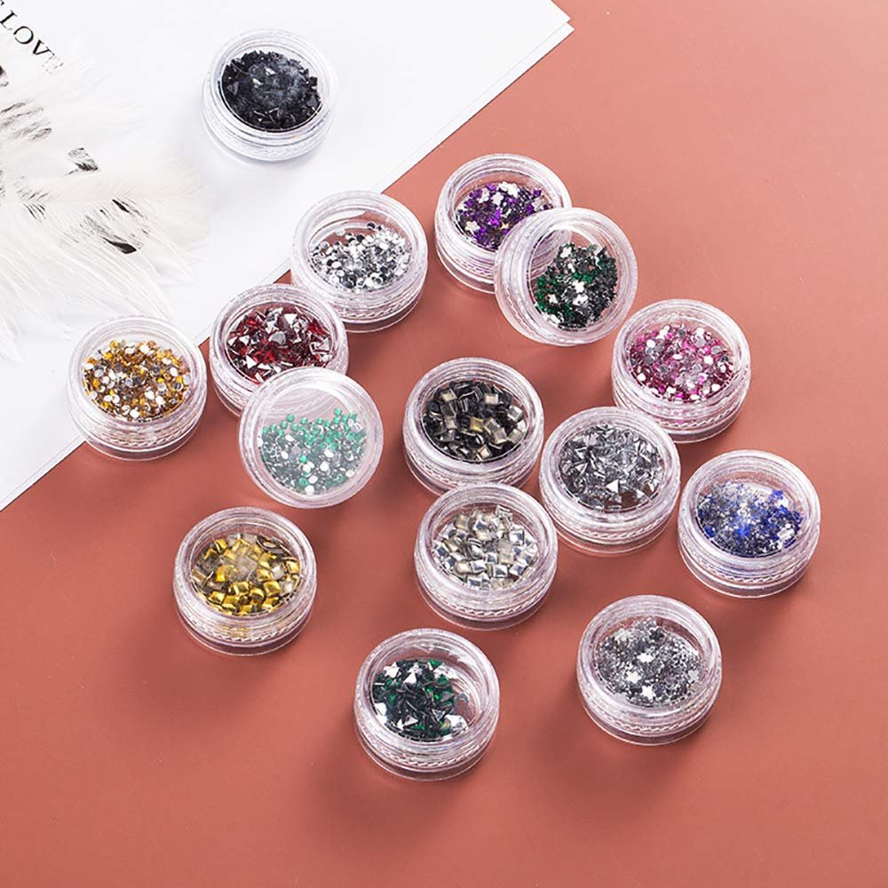 Стразы для ногтей Плоские AB Crystal Рождественские элементы, фото №2