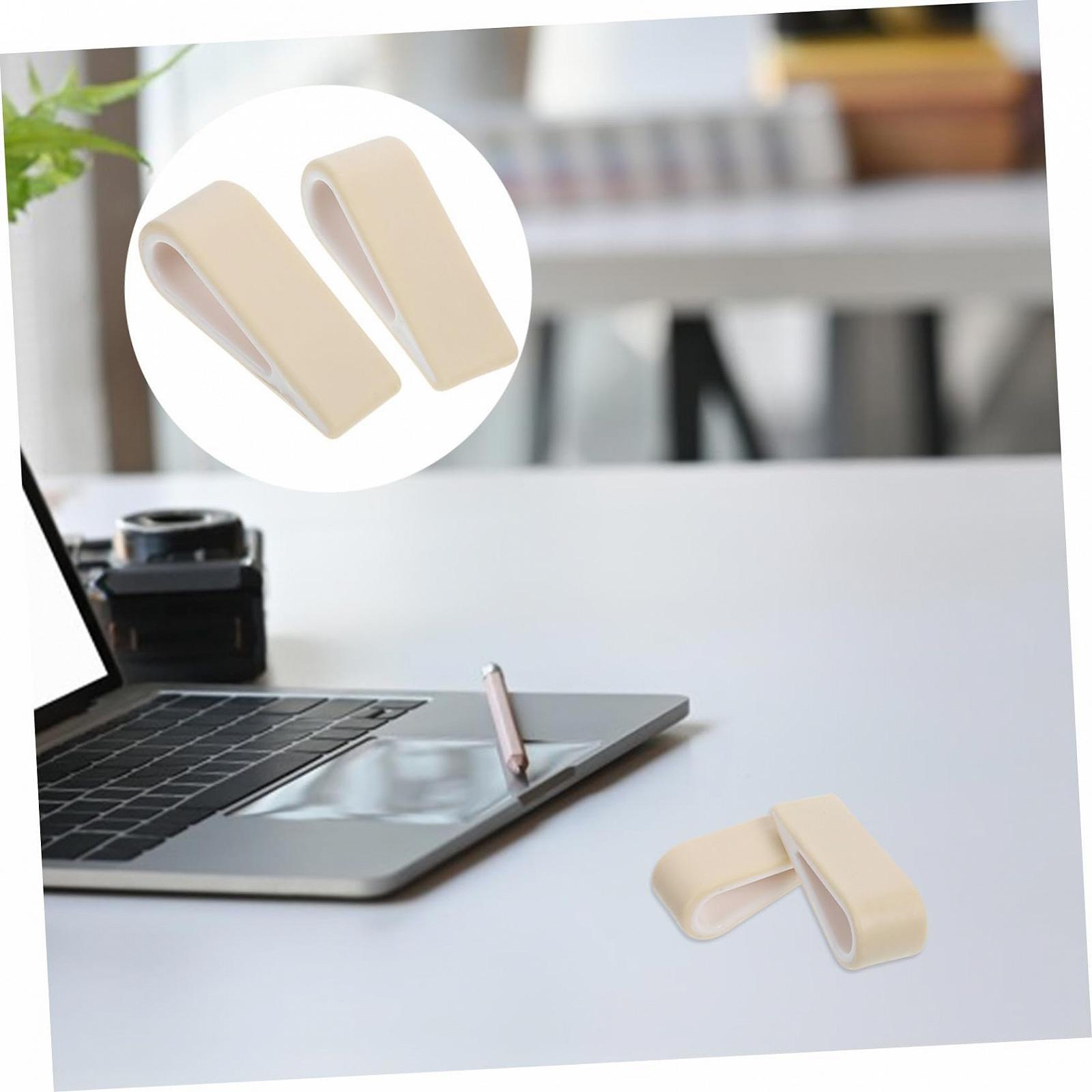 Підставка для ноутбука BESPORTBLE, силіконова, ергономічна, похила, вентильована, легка, регульована, для офісу, дому, 2 шт., фото №3