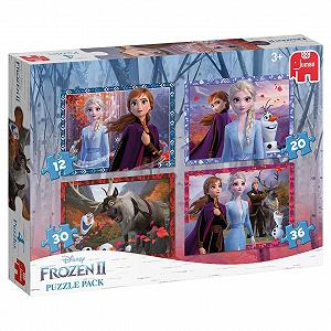 Купити Набір пазлів Jumbo Disney Frozen 2 19747 4-в-1 - Фото 1 Набір пазлів Jumbo Disney Frozen 2 19747 4-в-1 - Фото 1