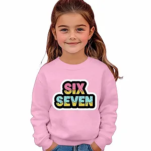 Свободный свитшот для девочки с принтом, длинными рукавами и круглым вырезом, мягкая, удобная ткань, одежда для отдыха, спортивная одежда для девочек-подростков и молодых женщин - Фото 1