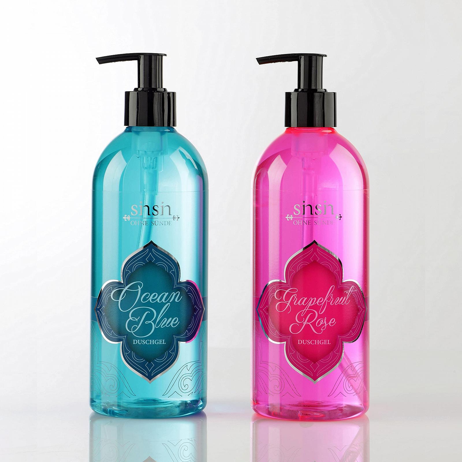 Гель для душу Original Sinsin Dildofee Showers з екстрактами водоростей та морською сіллю Ocean Blue 500 мл, фото №3