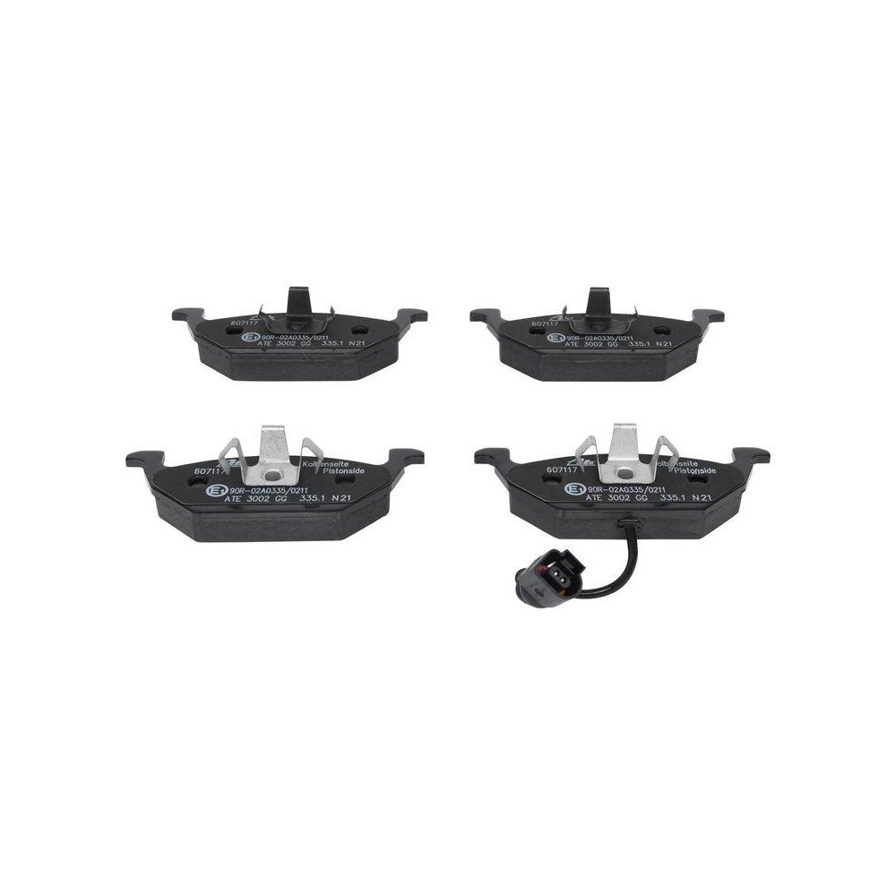 Гальмівний диск ATE 24.0109-0120.1 для MERCEDES-BENZ задня вісь, фото №3