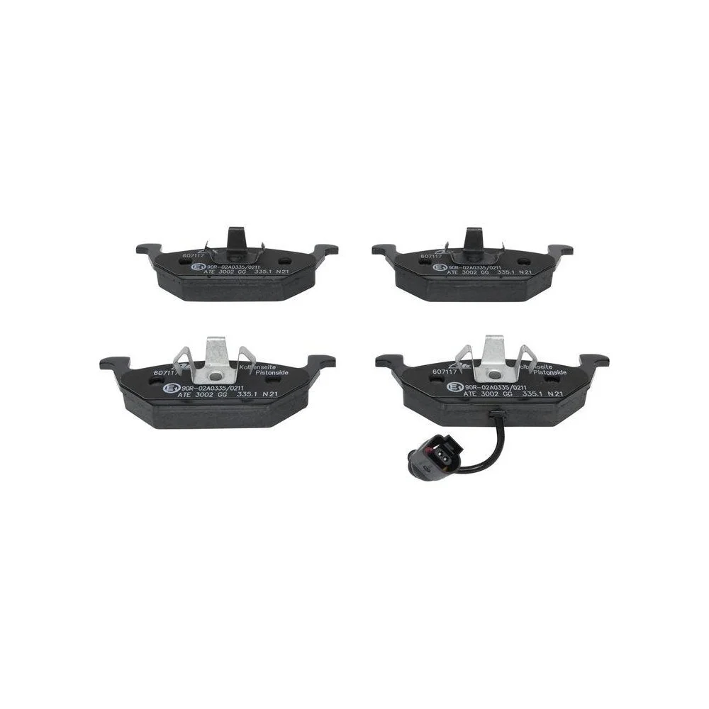 Тормозной диск ATE 24.0130-0220.1 для SEAT SKODA VAG передняя ось, фото №4