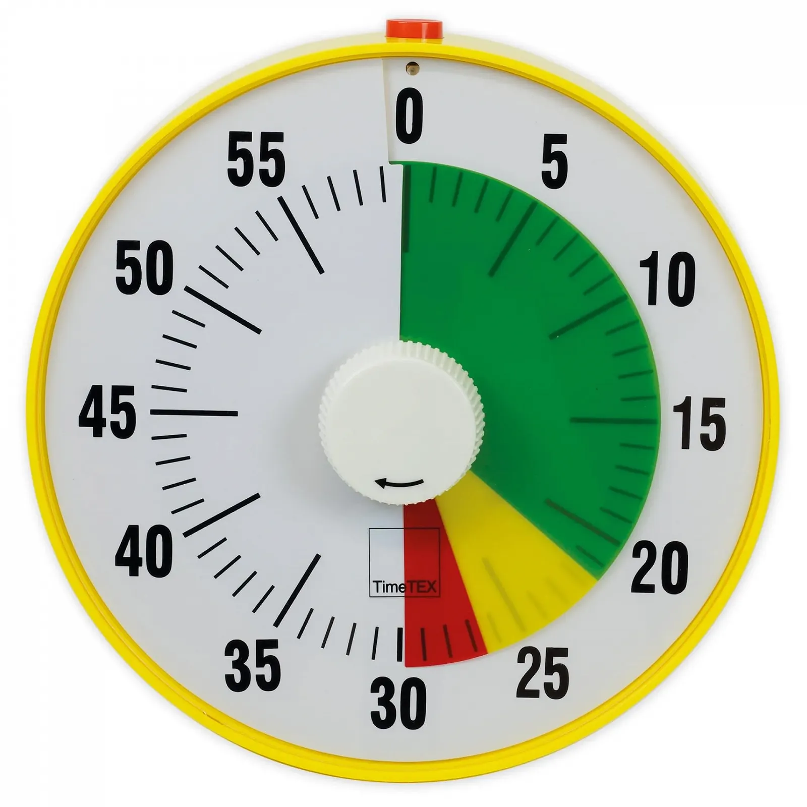 Таймер TimeTEX XL Time Time Clock с диском светофора желтый 32 см, фото №1 Таймер TimeTEX XL Time Time Clock с диском светофора желтый 32 см, фото №1