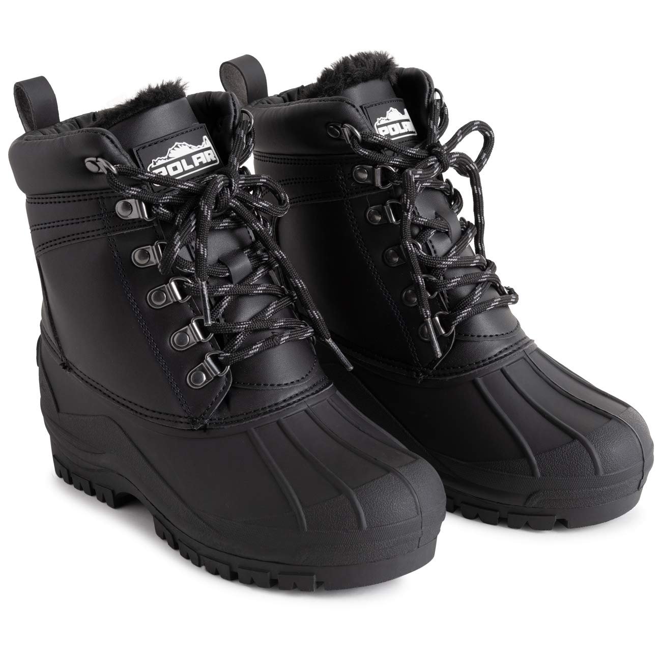 Мужские Ботинки Polar Dirt Lace-Up Короткие Нейлон Зимние Снежные Дождевые Водонепроницаемые, фото №7