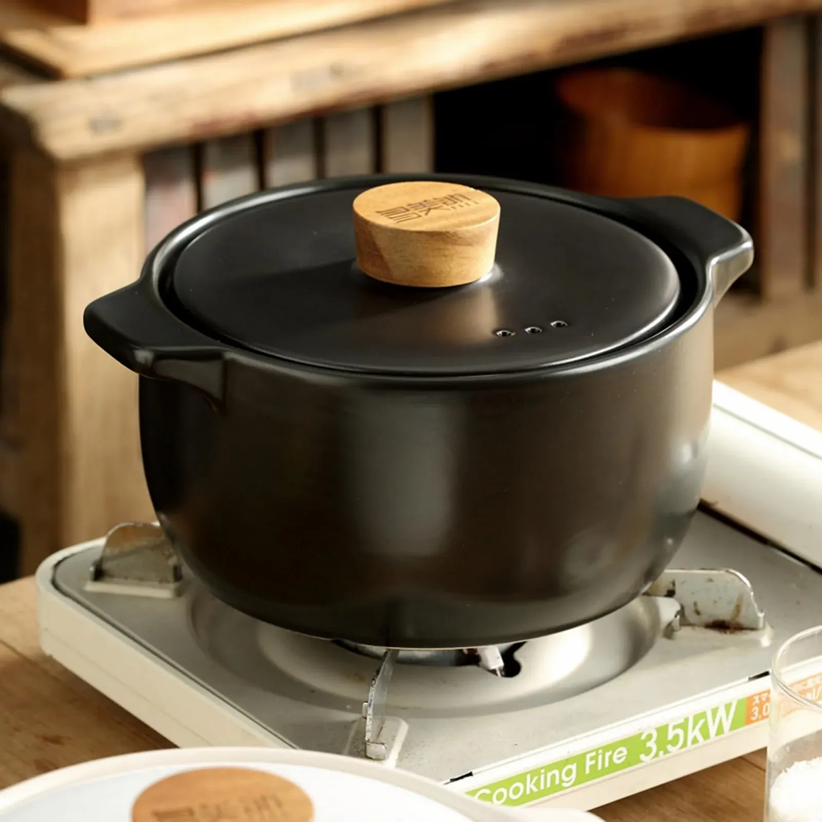 Каструля для запікання керамічна багатофункціональна для духовки, фото №4