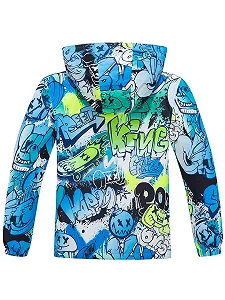 Куртка NATUST для хлопчиків, водонепроникна, дитяча, з підкладкою, дощова synthetic.ua - Фото 1