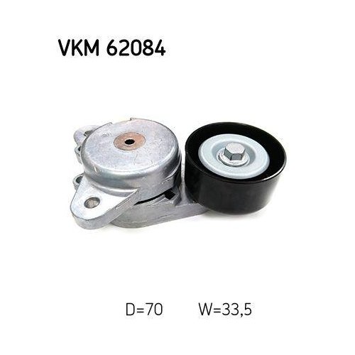 Натяжитель поликлинового ремня SKF VKM 62084 для NISSAN, фото №2 Натяжитель поликлинового ремня SKF VKM 62084 для NISSAN, фото №2