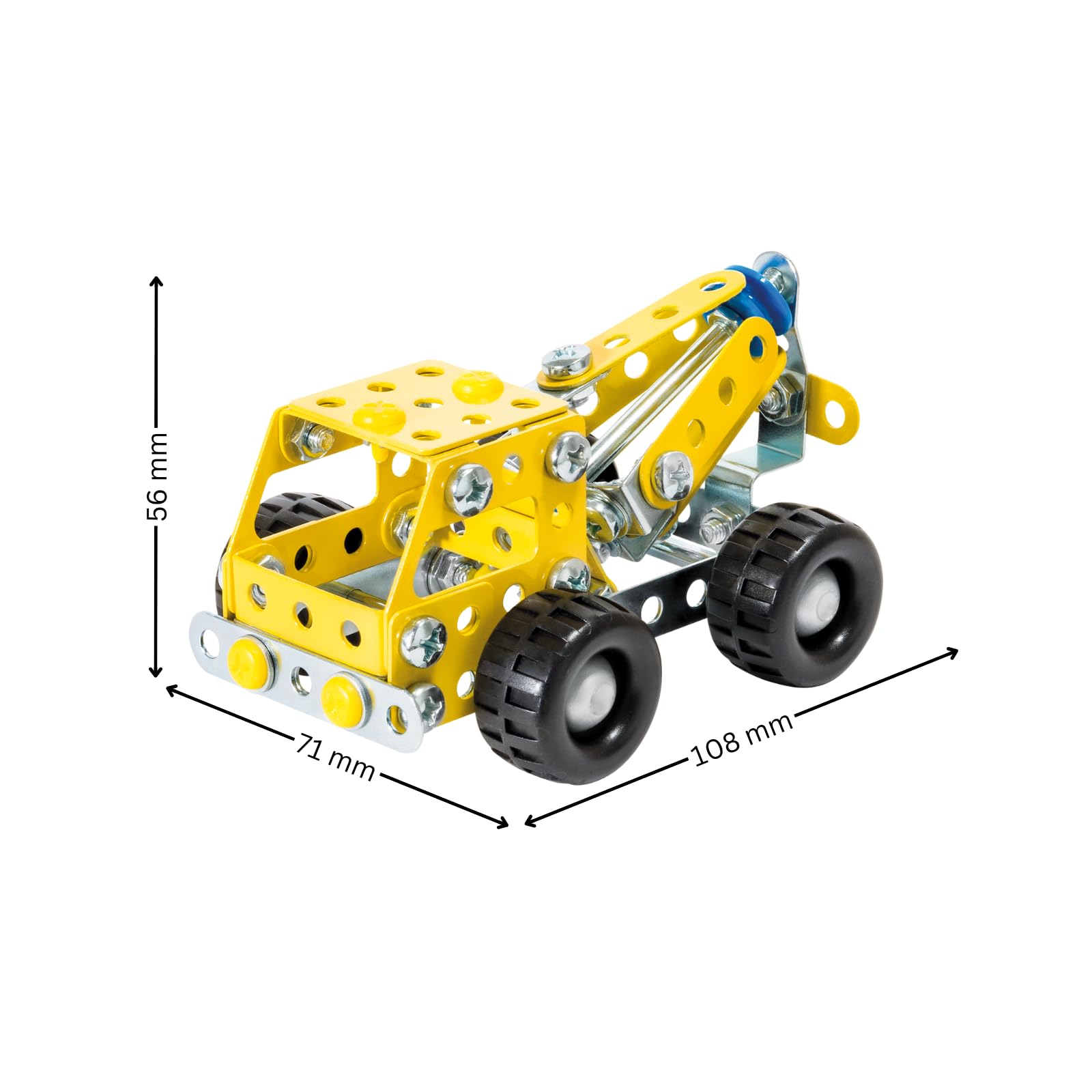 Конструктор Eitech 00254 Металлический набор Автомобиль-бетономешалка Мини для детей от 6 лет, фото №3 Конструктор Eitech 00254 Металлический набор Автомобиль-бетономешалка Мини для детей от 6 лет, фото №3