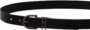 Ремень Calvin Klein Женский кожаный с круглой пряжкой synthetic.ua - Фото 1