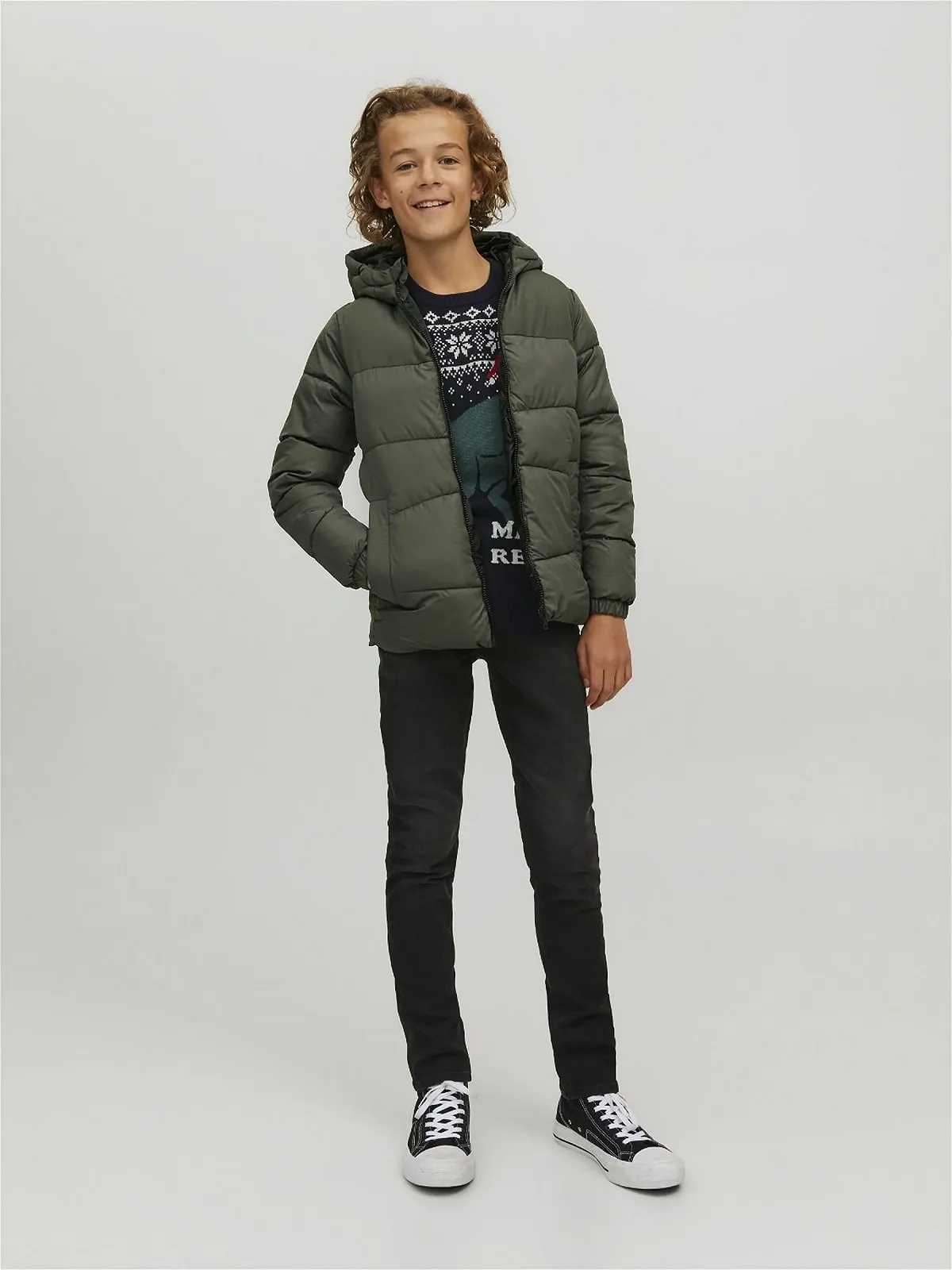 Куртка JACK & JONES Jungen Jjchili Puffer Hood Jnr, фото №4