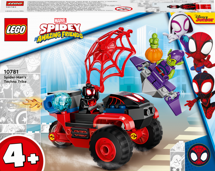 Конструктор LEGO Super Heroes Marvel 10781 Майлз Моралес: техно-трайк Человека-Паука 59 деталей, фото №1