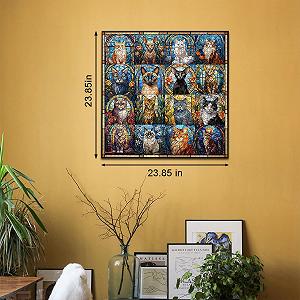 Пазл PICKFORU Stained Glass Puzzle Cat 1000 элементов - Фото 1