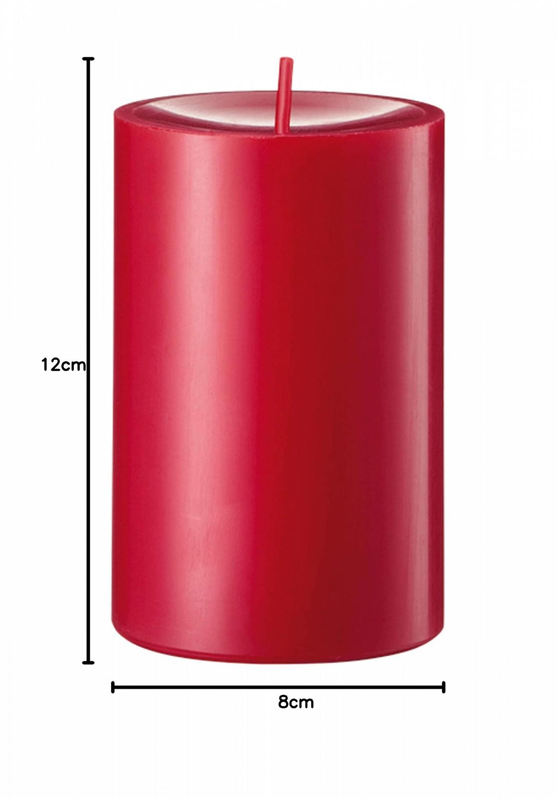 Свічка Engels Kerzen GmbH Стовпчик Віск Вермільон 12 x 8 x 8 см, фото №5 Свічка Engels Kerzen GmbH Стовпчик Віск Вермільон 12 x 8 x 8 см, фото №5