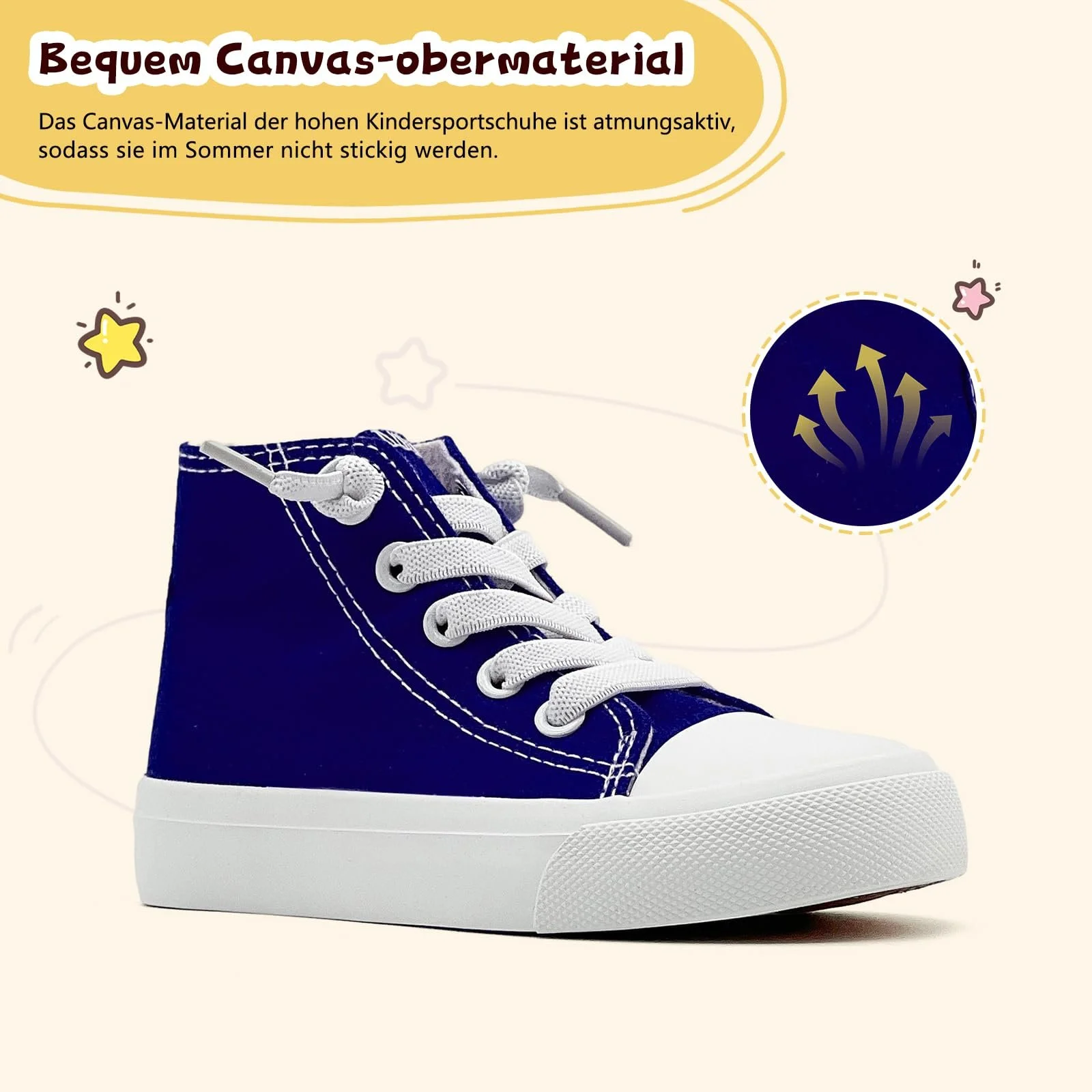 Дитячі високі кеди і дівчаток, повсякденне легке спортивне полотняне, фото №4