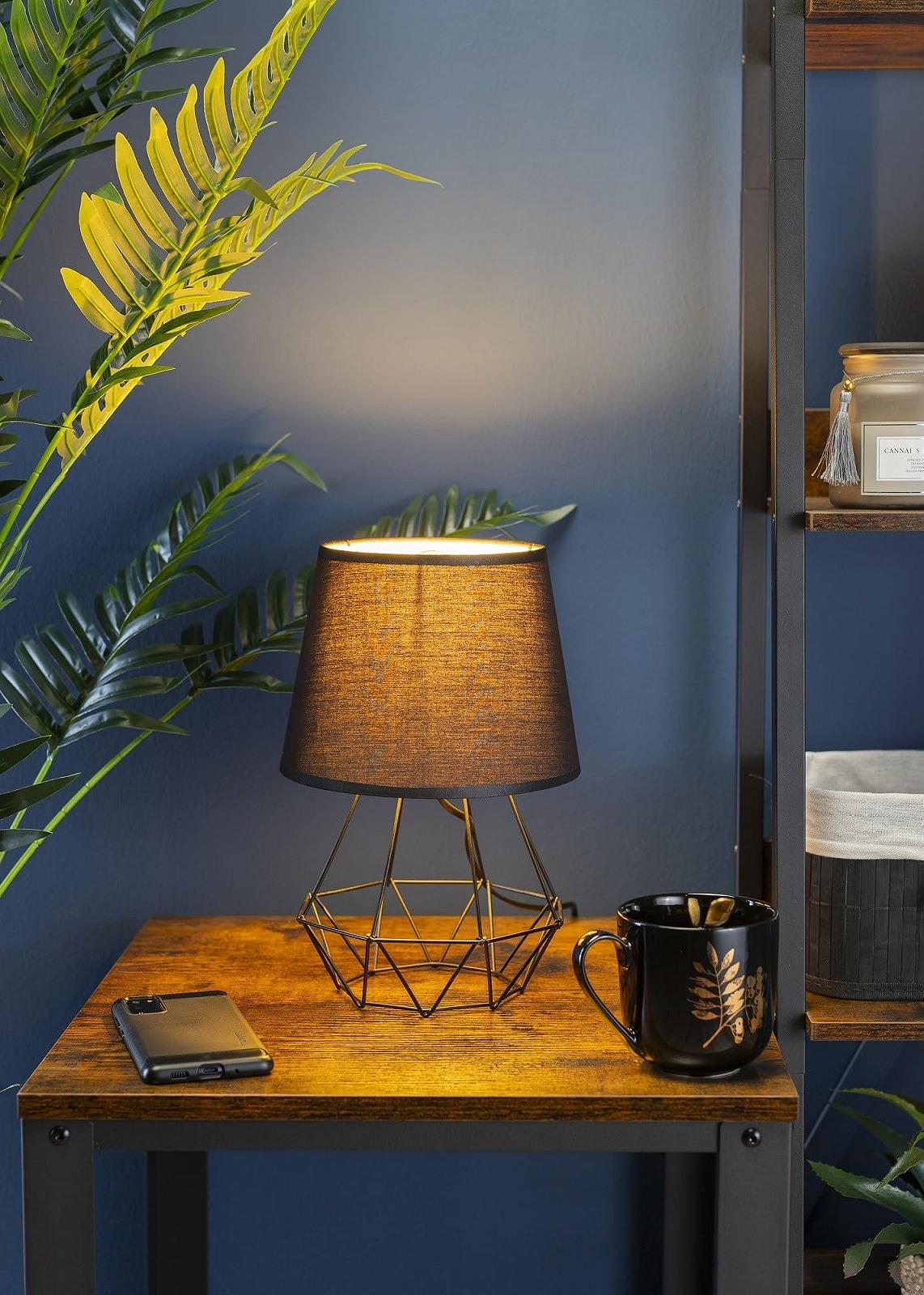 Настільна лампа 34 x 20 см Металева Чорний, фото №7