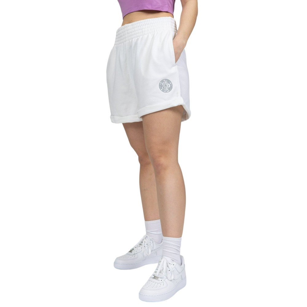 Шорти W Nike High Rise Shorts White/Smoke Grey S, фото №4