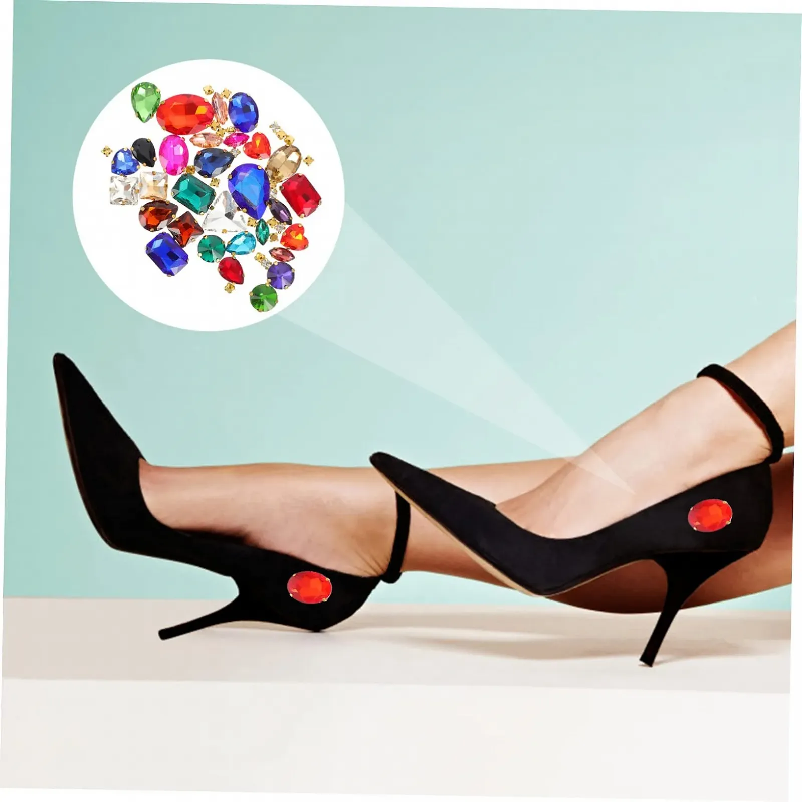 Стразы Стеклянные Lurrose для шитья, для костюмов, свадебных платьев и украшений, фото №7