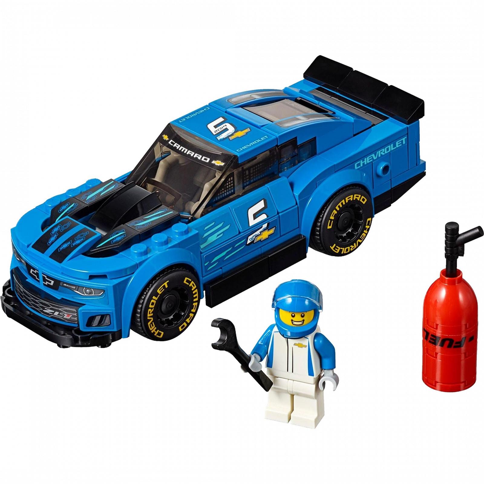 Конструктор LEGO Speed Champions Гоночный автомобиль Chevrolet Camaro ZL1 75891, фото №3