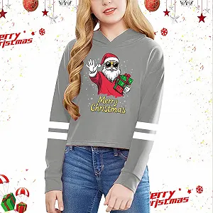 Свитшот Basic Generisch с круглым вырезом для девочек - Однотонный пуловер с длинными рукавами - Удобный зимний свитшот для школы, спорта и отдыха synthetic.ua - Фото 1