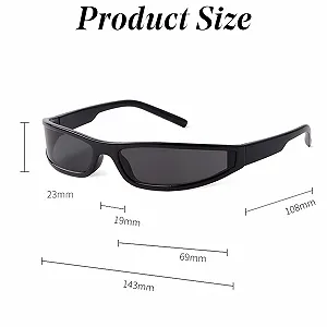 Сонцезахисні окуляри чорні synthetic.ua - Фото 1