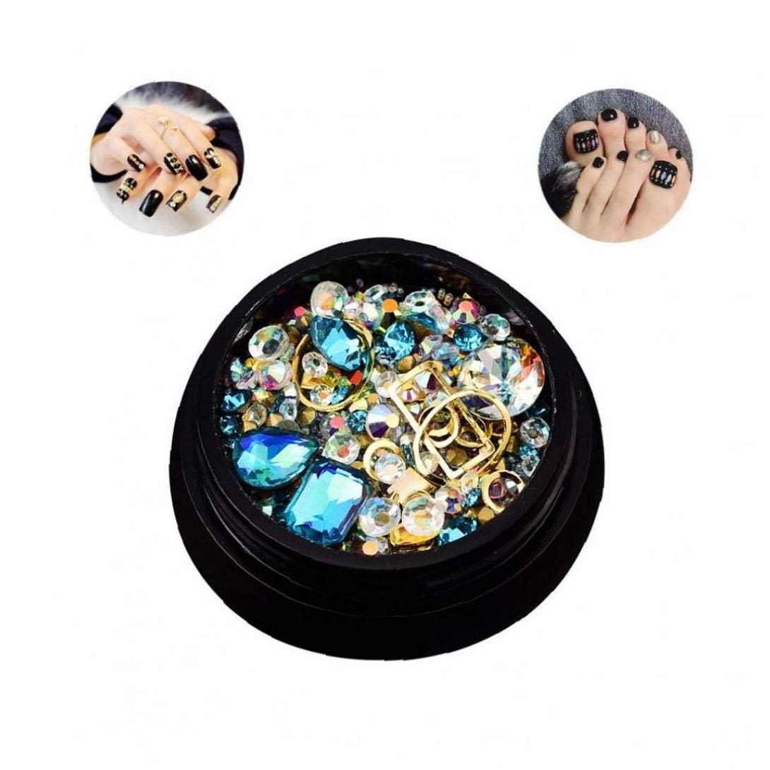 Стрази Набір для прикрас нігтів перли блискітки кристали, фото №4