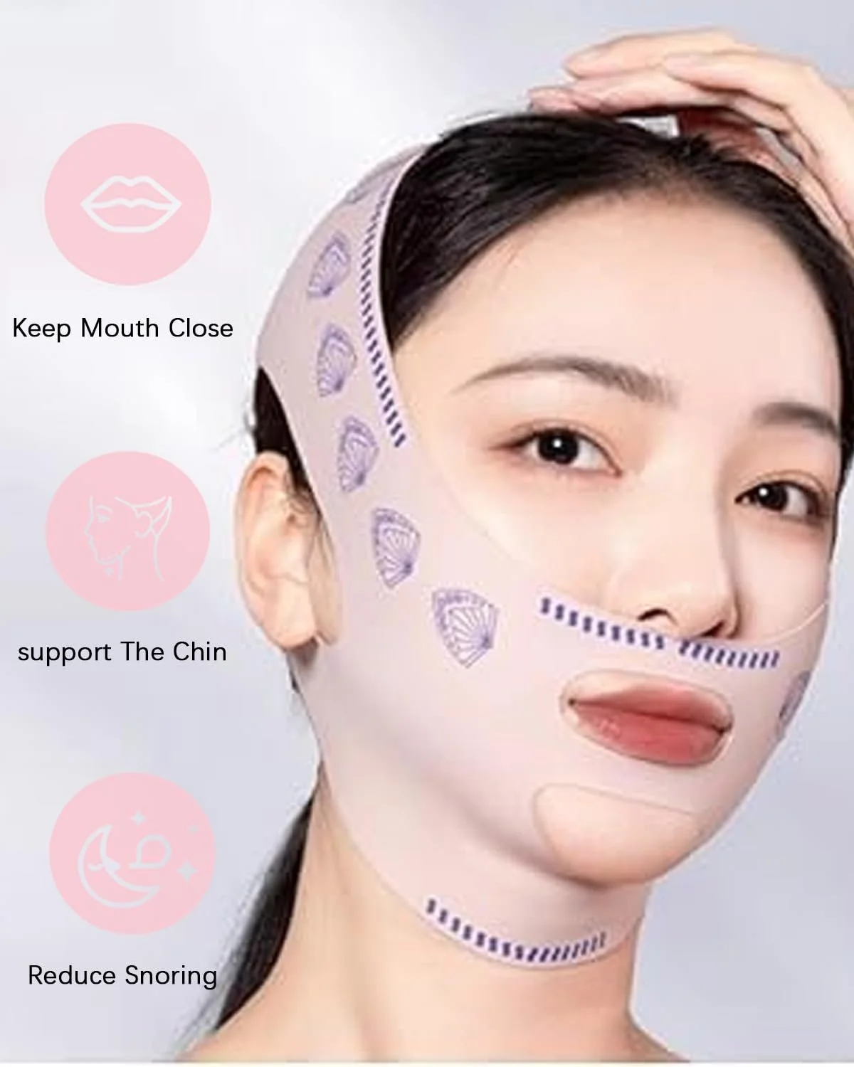 Ремінець для підборіддя проти хропіння для чоловіків і жінок, фото №3 Ремінець для підборіддя проти хропіння для чоловіків і жінок, фото №3