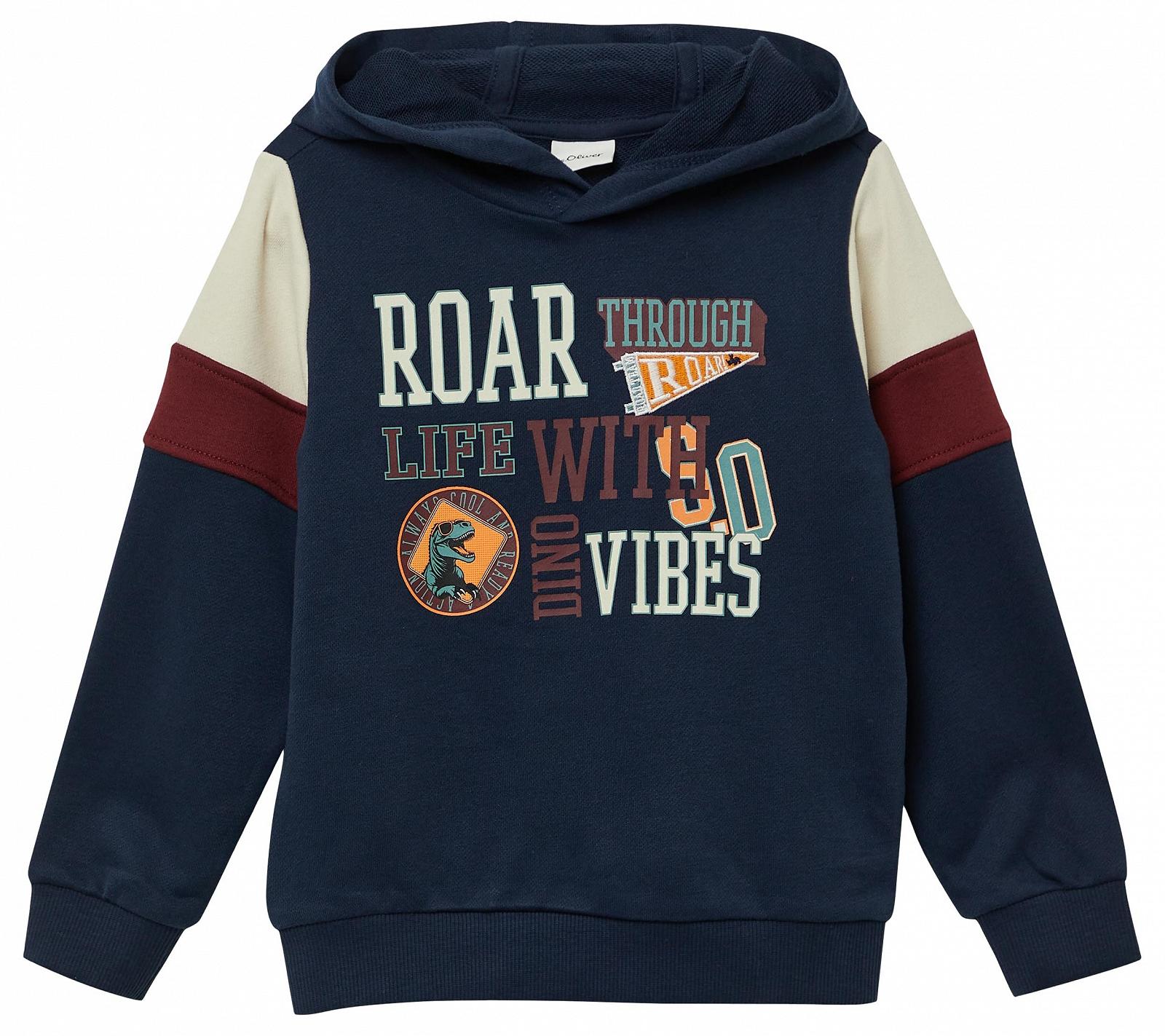 Худи s.Oliver для мальчиков с принтом и контрастными деталями, фото №1