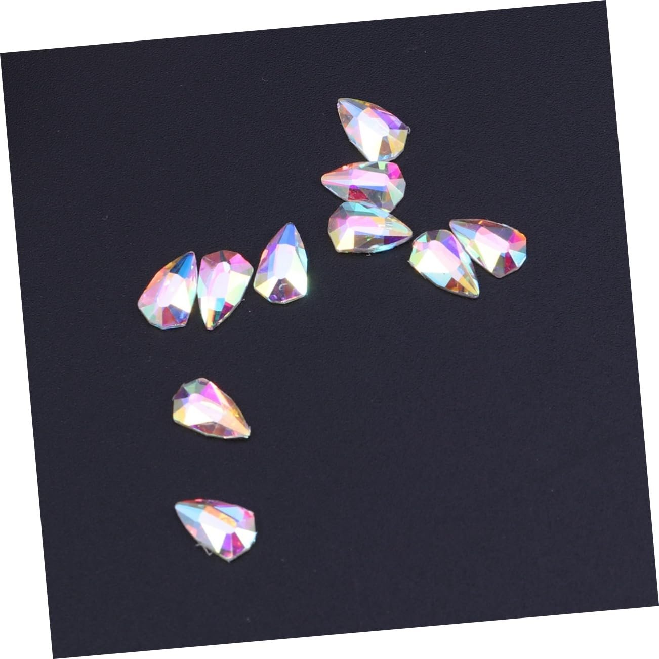 Прикраса для нігтів MAGICLULU 10 штук блискучий кристал, фото №8