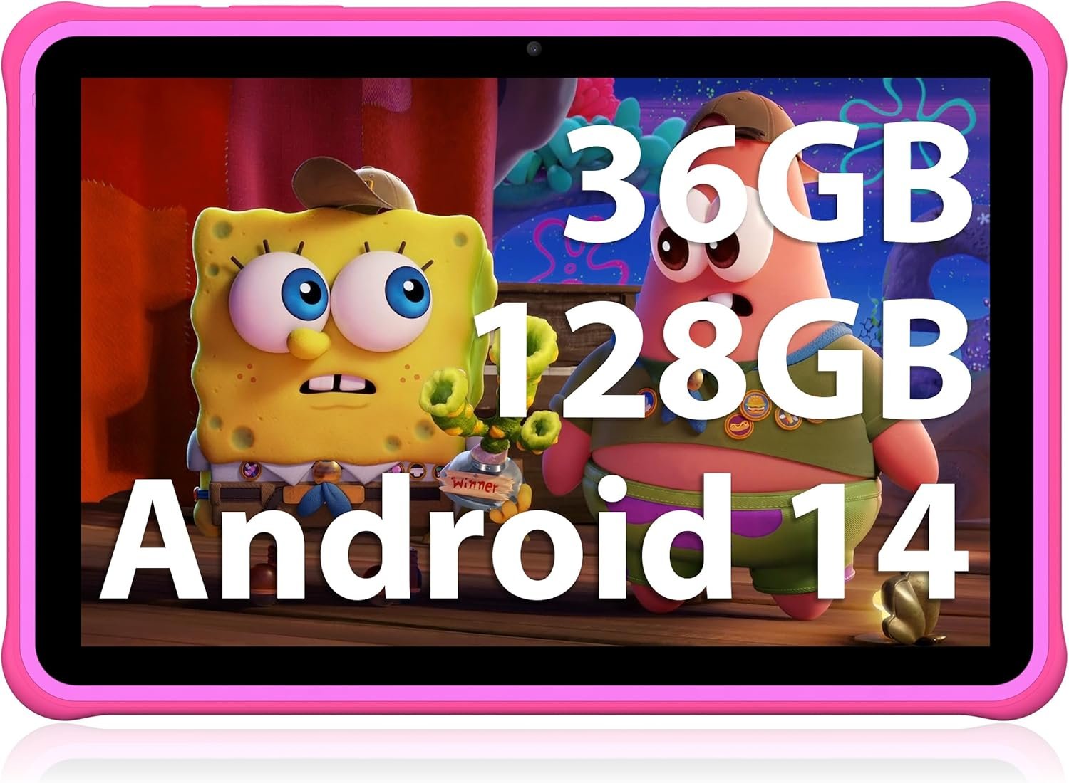 Планшет 10.1" FASTWD L211 12+24/128Gb 8 ядер Android 14 8000 mAh Pink, фото №1