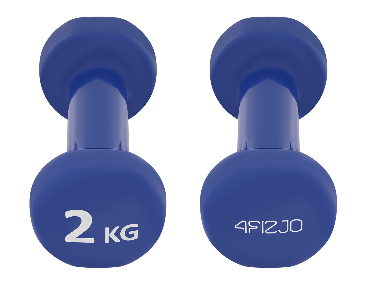 Гантели виниловые 4FIZJO 2 x кг Синий 4FJ0195, фото №4