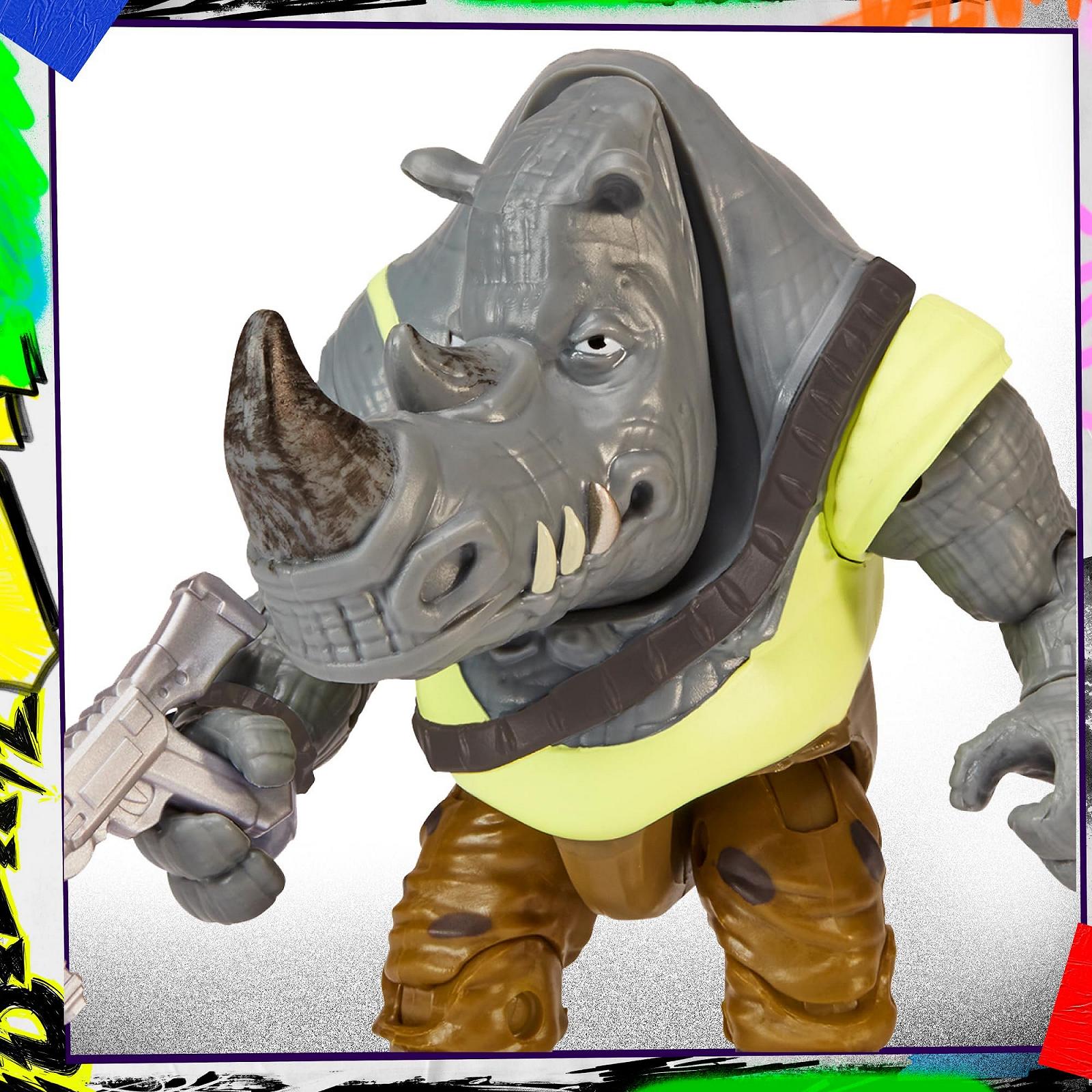 Фигурка Giochi Preziosi Ninja Turtles CAOS Mutante Rocksteady, 12 см, фото №6