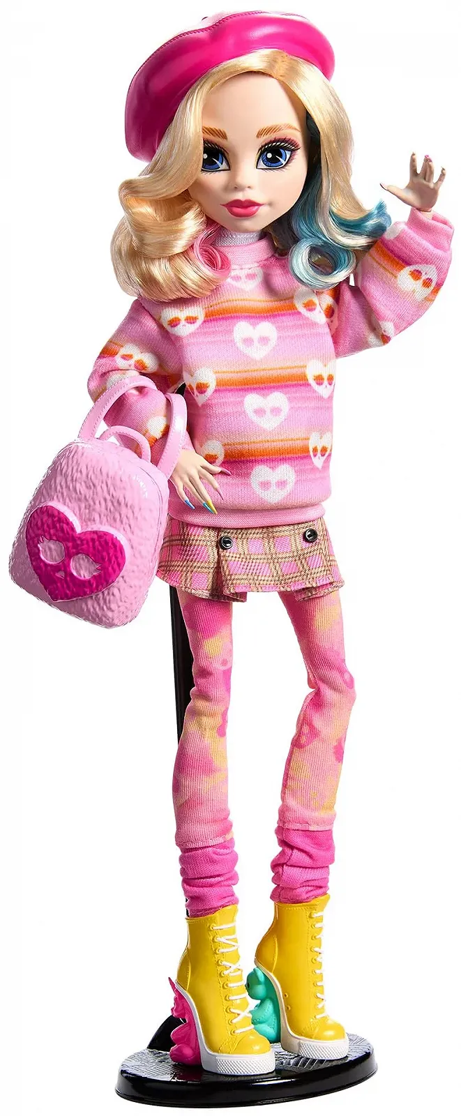 Колекційна лялька Monster High x Wednesday HXJ05 / Enid Sinclair / З аксесуарами та підставкою, фото №2