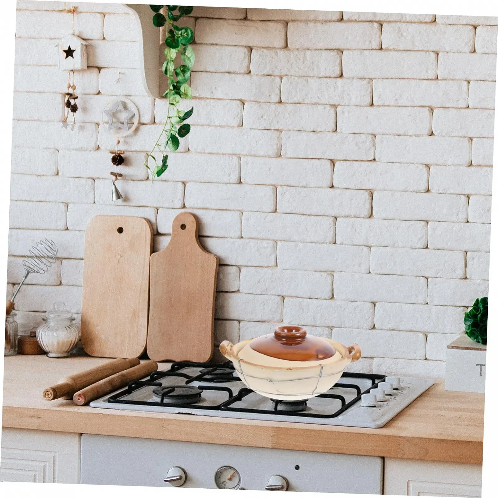 Кастрюля-сотейник Ciieeo Керамическая Термостойкая с двойной ручкой, фото №8