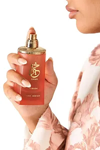 Парфюмированная вода Khair 100мл Декоративный красно-золотой флакон - Фото 1