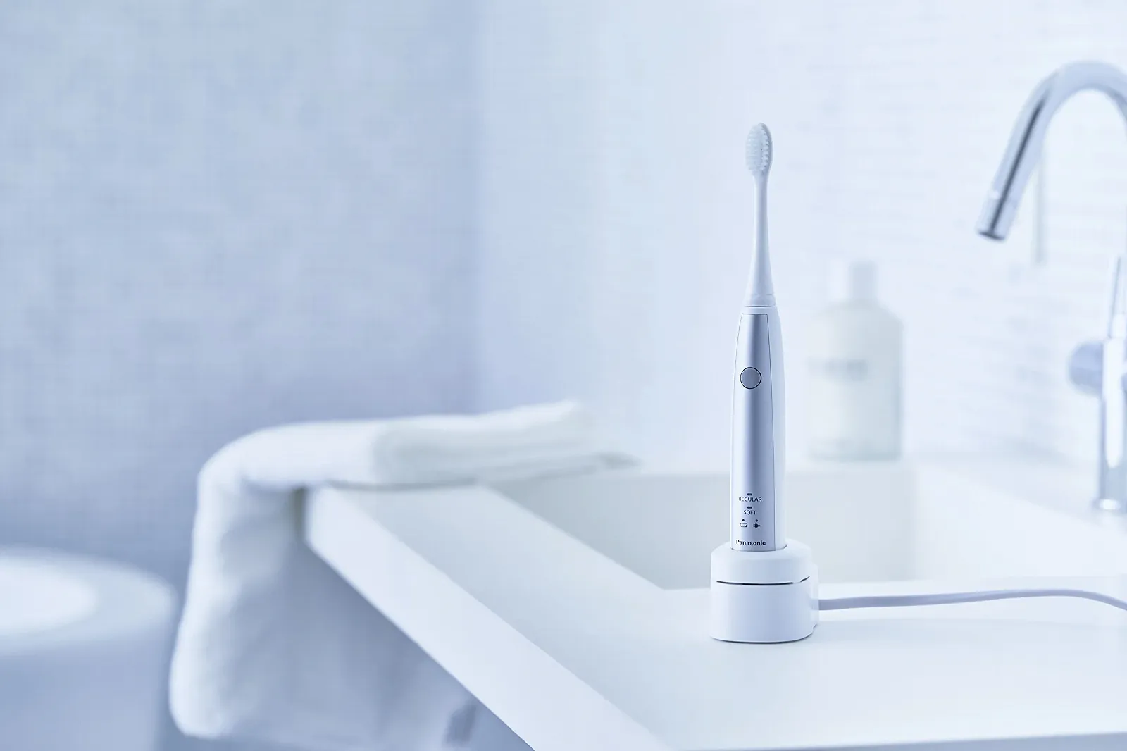 Электрическая звуковая зубная щетка Panasonic Sonic EW-DL75-S803 Silver, фото №7