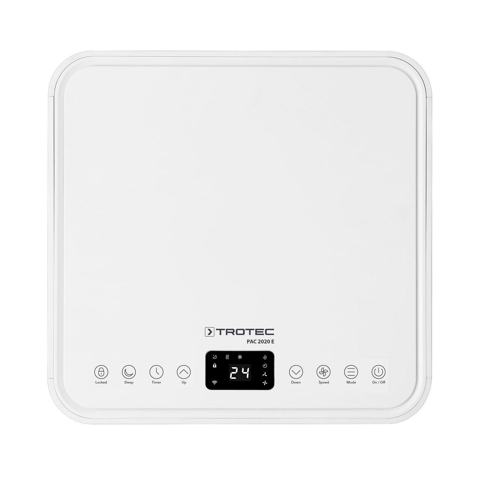 Мобільний кондиціонер TROTEC PAC 2020 E WiFi 3-в-1 2.1 кВт Осушувач та вентилятор WLAN Енергоефективний Компактний, фото №3