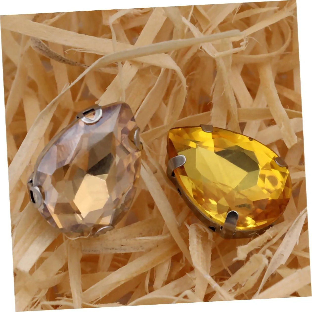 Хрустальные стразы Lurrose 100 шт., пришивные стразы, каплевидные, смешанные цвета, высококачественные блестящие цвета, прочные и устойчивые к царапинам, фото №2