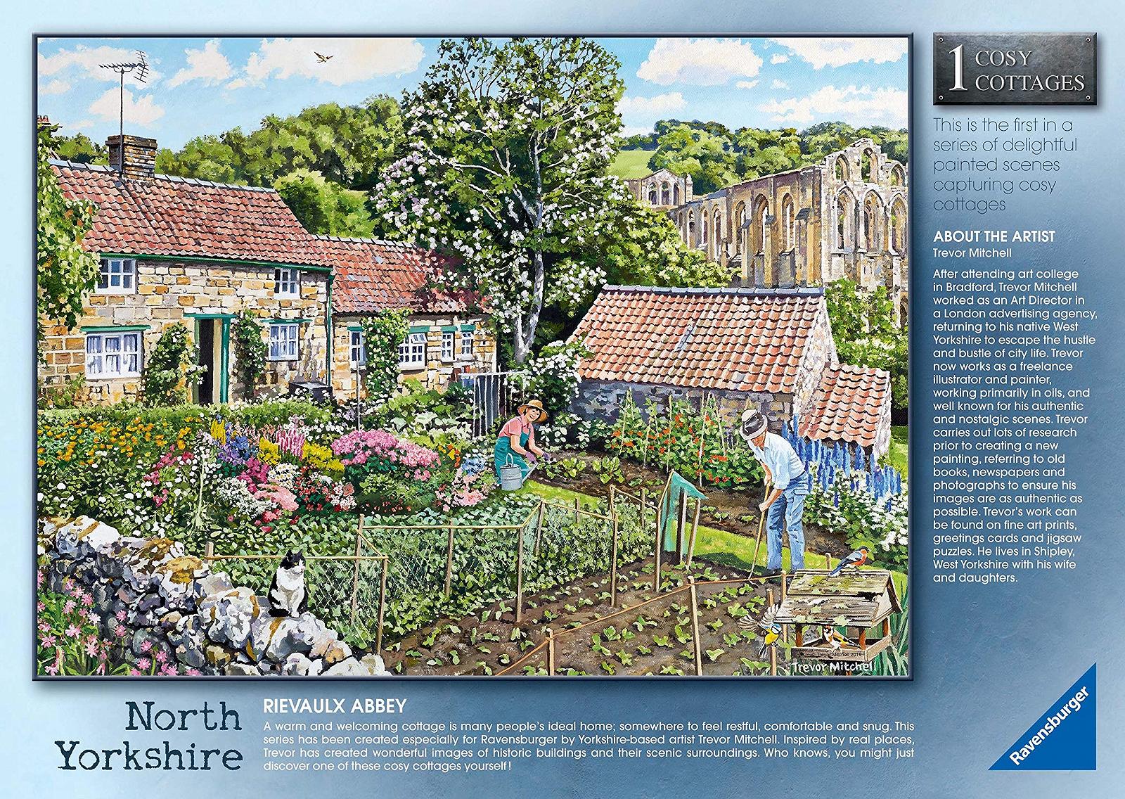 Пазл Ravensburger Cosy Cottages No.1 North Yorkshire 2x 500 элементов, фото №4