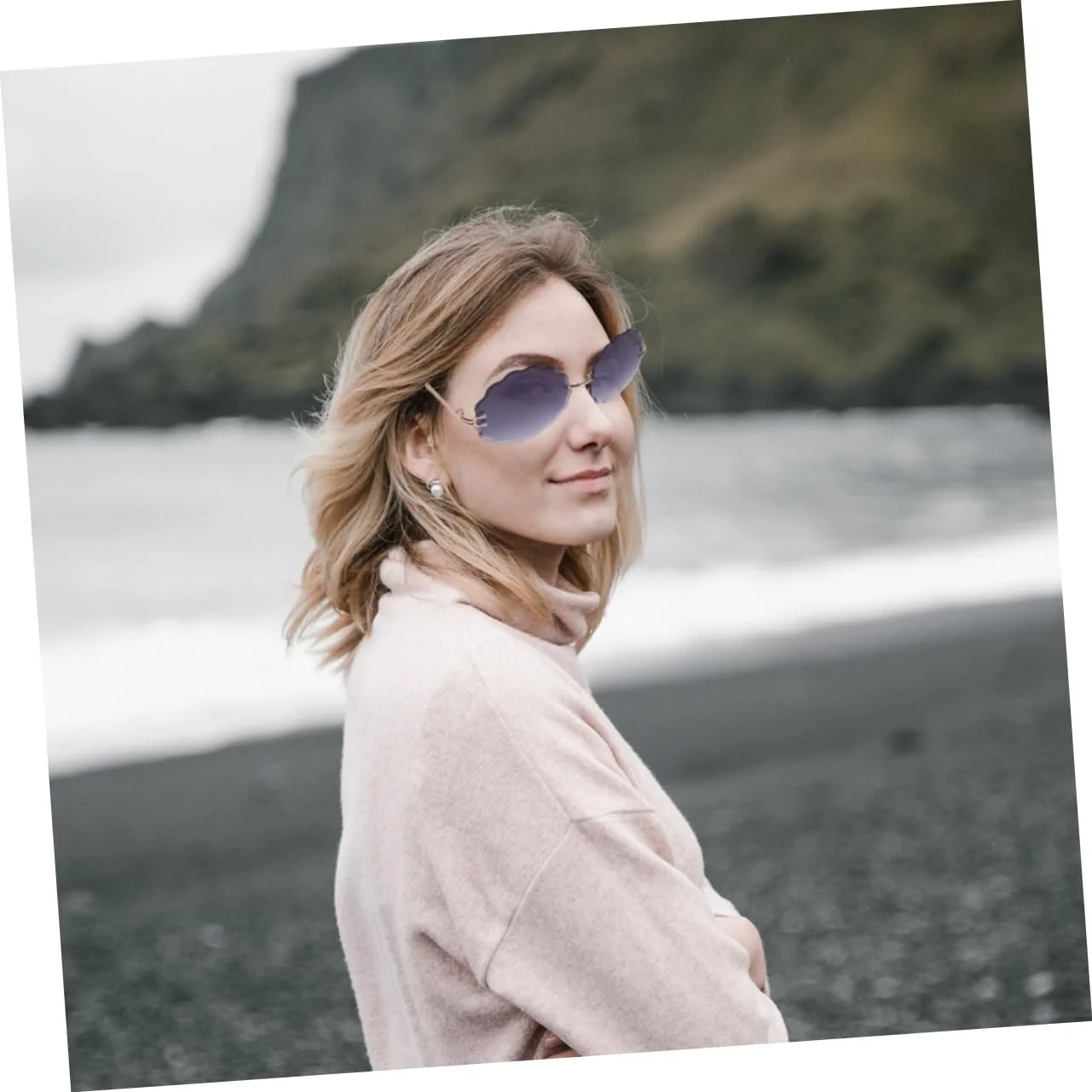 Солнцезащитные очки Quincunx 3 PACKOVE Женские солнцезащитные очки Темно-серый, фото №2