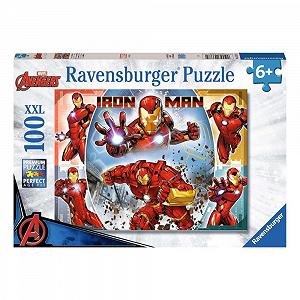 Пазл Ravensburger XXL Iron Man 100 элементов 6+ - Фото 1