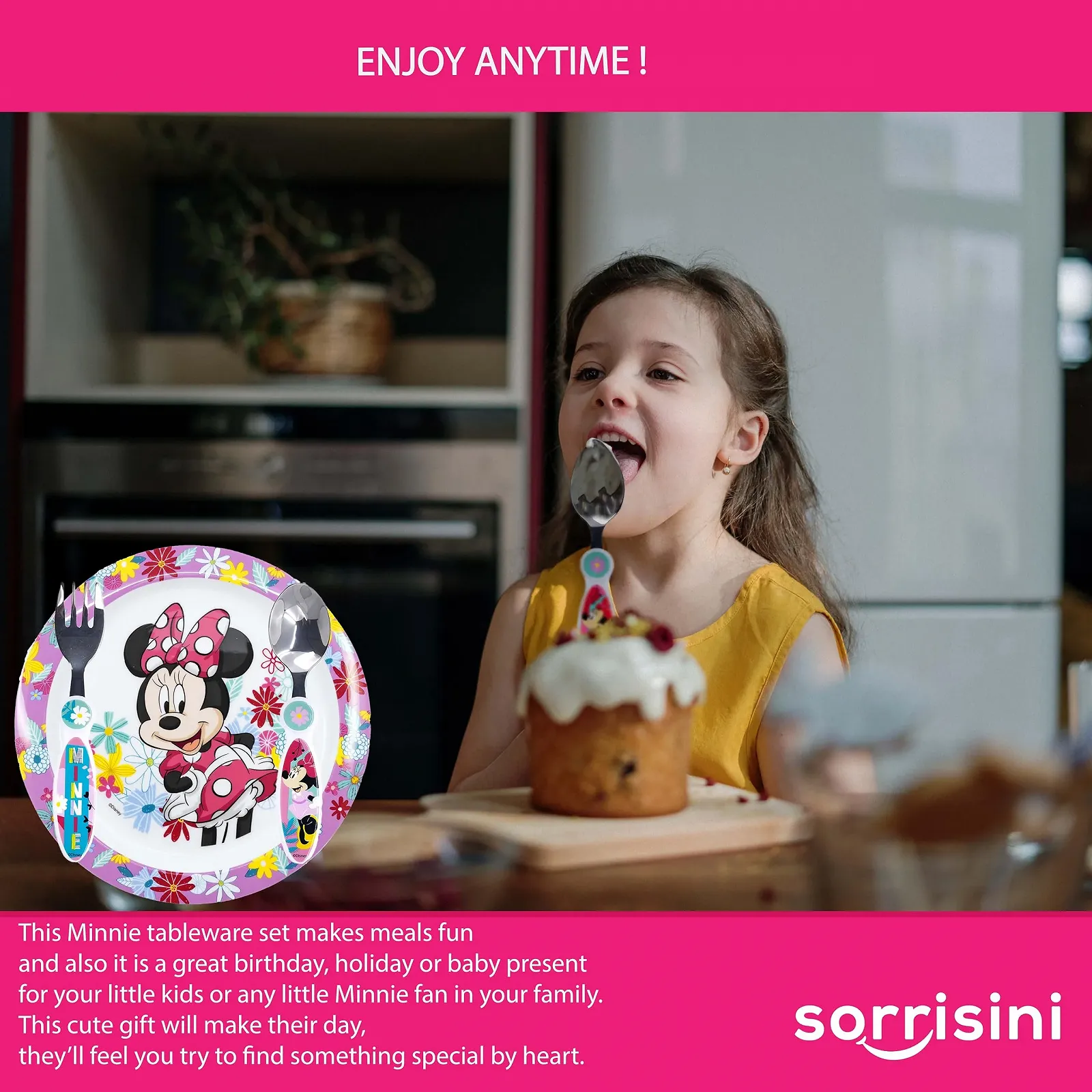 Набор детской посуды Sorrisini, фото №4 Набор детской посуды Sorrisini, фото №4