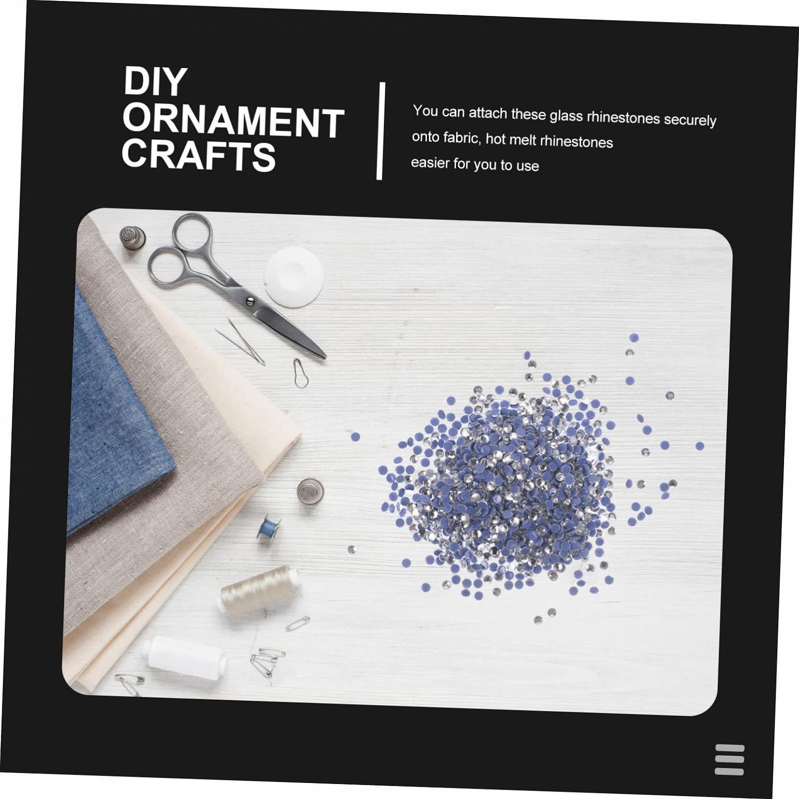 Стразы Термоклеевые Healeved 14400 шт., стеклянные, с плоской задней стенкой для DIY проектов, подходят для украшения одежды, обуви, сумок и чехлов для телефонов, фото №6