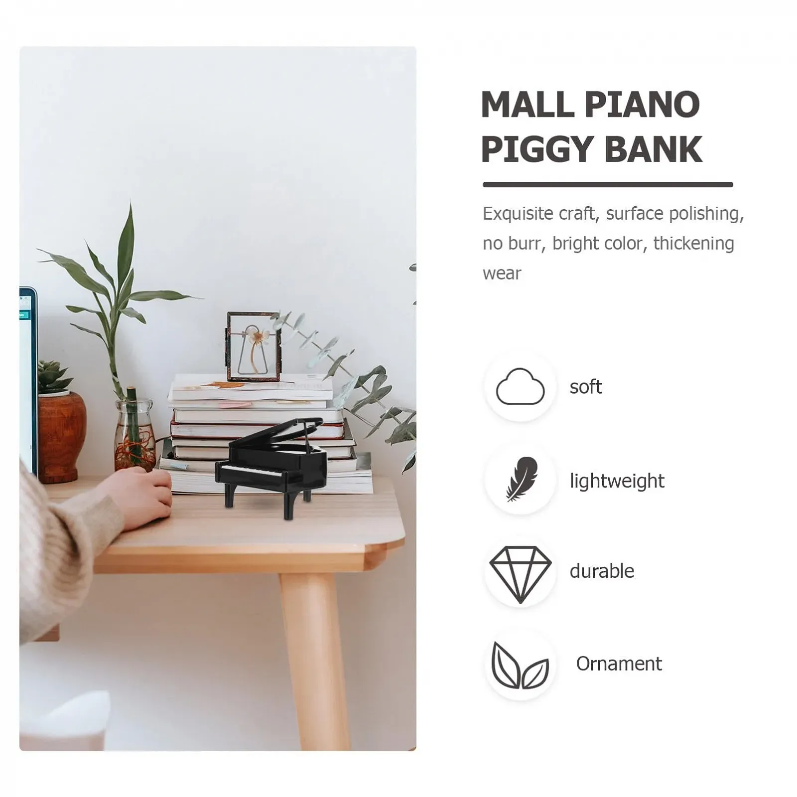 Скарбничка Yardwe Piano Design, фото №4