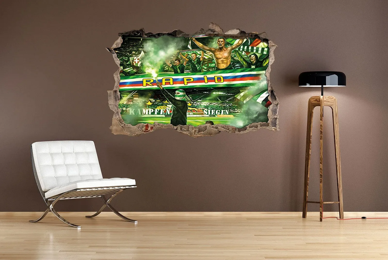 3D-наклейка на стену Rapid Fight and Siegen 92 x 62 см, фото №2 3D-наклейка на стену Rapid Fight and Siegen 92 x 62 см, фото №2