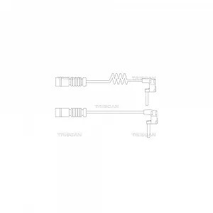 Датчик износа тормозных колодок TRISCAN 8115 23020 внешний для MERCEDES-BENZ - Фото 1