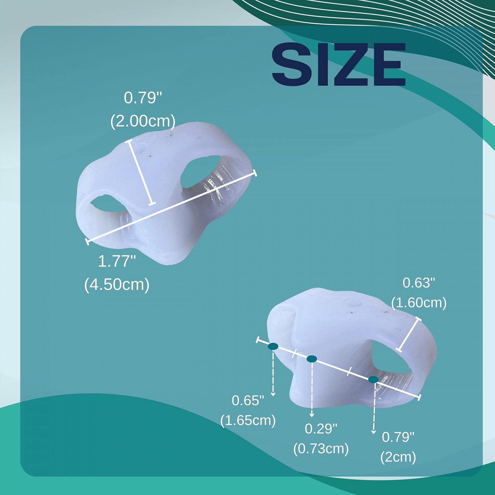 Роздільник для пальців ніг Wonder Care Силіконові гелеві подушечки для стоп, фото №6 Роздільник для пальців ніг Wonder Care Силіконові гелеві подушечки для стоп, фото №6