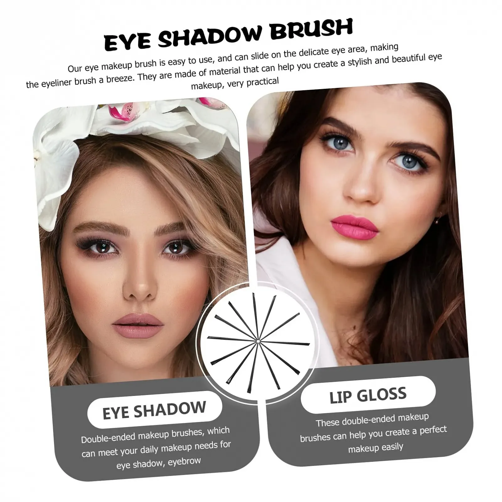 Кисти Eyelinerpinsel Lidschattenpinsel Плоские, фото №7 Кисти Eyelinerpinsel Lidschattenpinsel Плоские, фото №7