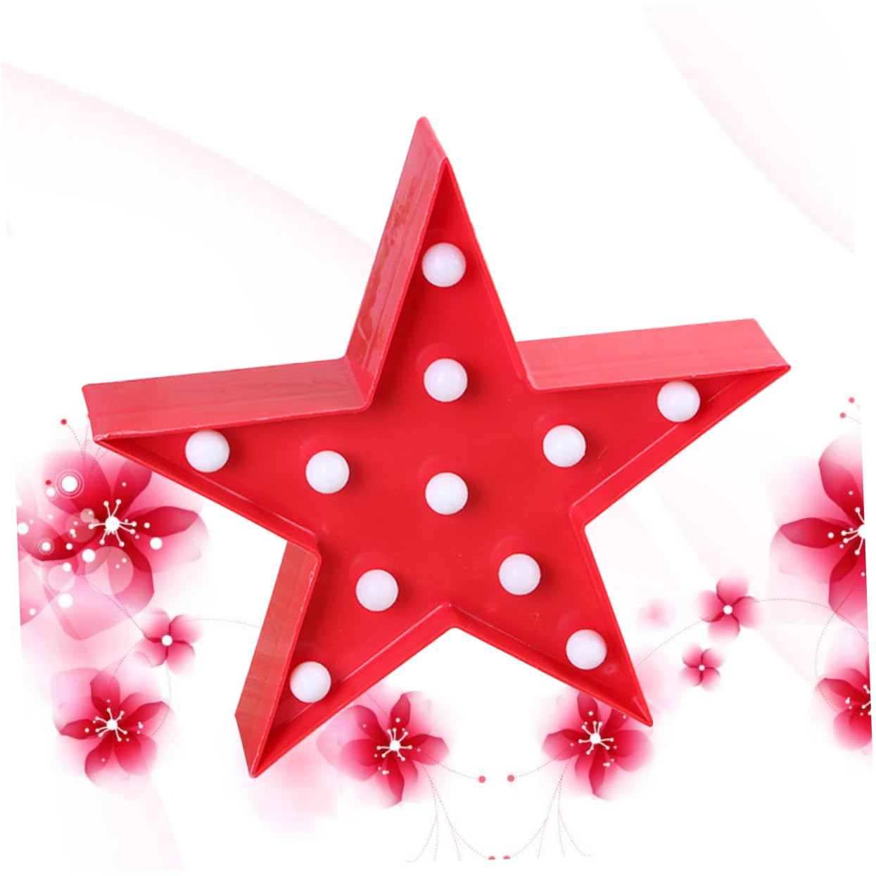 Лампа настільна Amosfun зірка червона набір 3 шт., фото №3