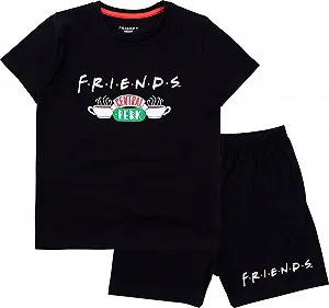 Пижама FRIENDS для девочек-подростков Хлопок Возраст от 8 до 15 лет - Фото 1